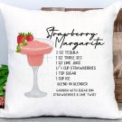 Ready to Press Sublimation Transfer - Cocktail Drink Recipe Strawberry Margarita