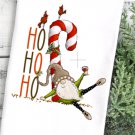 Ready to Press Sublimation Transfer - Christmas Gnome With Wine Ho Ho Ho