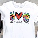 Ready to Press Sublimation Transfer - Peace Love Dogs