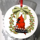 Ready to Press Sublimation Transfer - Wreath With Cardinal