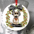 Ready to Press Sublimation Transfer - Wreath With Dog