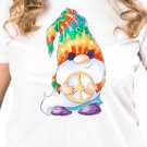 Ready to Press Sublimation Transfer - Hippie Gnome With Peace Sign
