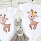 Ready to Press Sublimation Transfer - Baby Deer ( Boy or Girl Version Available)