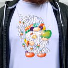 Ready to Press Sublimation Transfer - Hippie Gnome With Apple