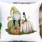 Ready to Press Sublimation Transfer - Fall Gnome On Pumpkins