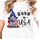 Ready to Press Sublimation Transfer - 4th of July Patriotic Gnome