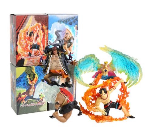 One Piece Luffy Ace Jinbe Hancock Smoker Edward Teach Marco Box D