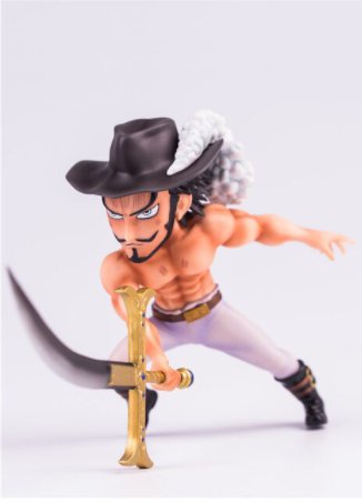 Anime One Piece Shirtless Dracule Mihawk Figure Model Toys