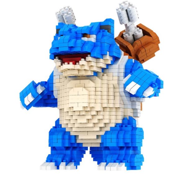 Pokemon Blocks Pokemon Go Figure Anime Blastoise Figure Education