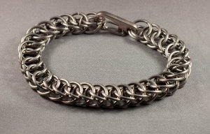 Titanium Chainmaille Bracelet Very Unique 16ga Grade 5 Ti 6Al-4V