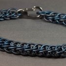 Cobalt Deep Blue Titanium Chainmaille Bracelet Very Unique Grade 5 Ti 6Al-4V Anodized