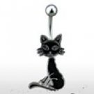 CAT w/DANGLE BODY BLACK