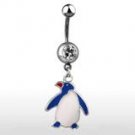 PENGUIN BELLY RING