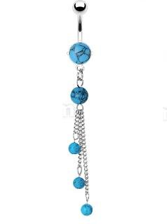 TURQUOISE GEM DANGLE DANGLE