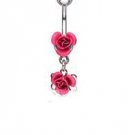 DOUBLE DANGLE PINK ROSES