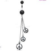 UV Splatter Balls and Triple Dangle Splatter Peace Signs