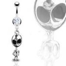 ALIEN NAVEL RING
