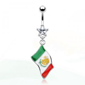 "Flag of Mexico" Dangle.