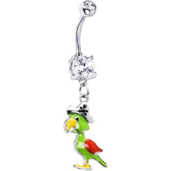 Pirate Parrot Belly Ring