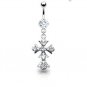 Paved Vintage Cross Dangle