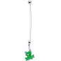 Green Frog Pregnancy Belly Ring