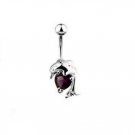 DOLPHIN SILVER w/TANZANITE GEM