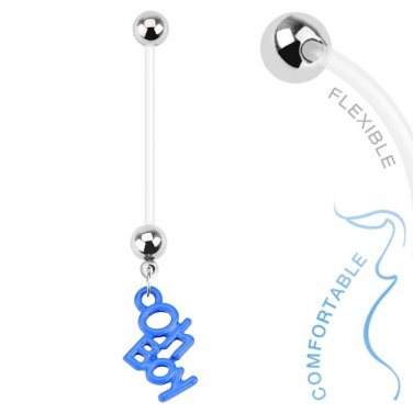 Oh Boy Dangle Bio Flex Pregnancy Navel Ring
