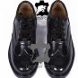Scottish Ghillie Brogue KILT Shoes - Short Black Leather KILT Shoes (EU Size 41 - 46)