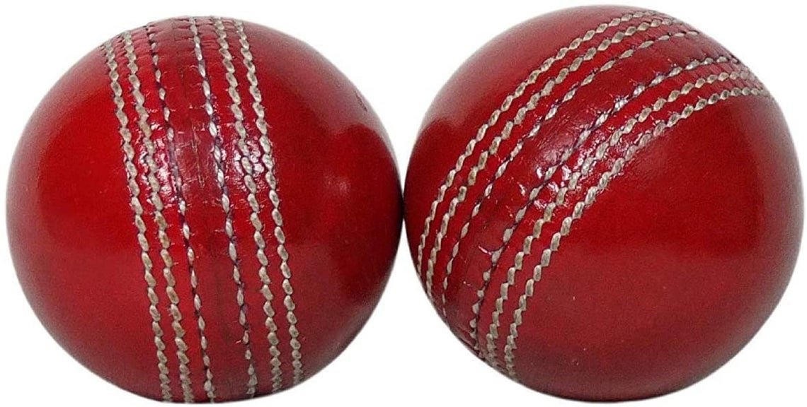 Leather Cricket Ball Red Color A Grade Hand Stitched Practice Cricket