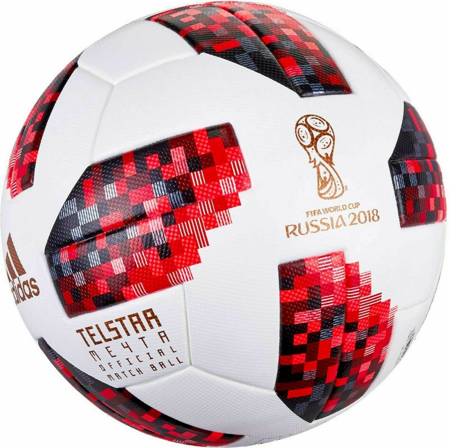 Sale Buy 2 ADIDAS TELSTAR BLACK & RED World Cup 2018 SOCCER MATCH BALL 5