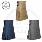 Scottish Kilt Traditional 8 YARD KILT for Men Premium 16 Oz Wool KILT for Men