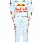 Go Kart Red Bull White Racing Suit CIK / FIA Level 2 Approved F1 Race Suit