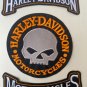 Harley Davidson Willie - G Skull Patch 3 Pcs Set Harley Davidson Motorcycle