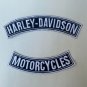 Harley Davidson Motorcycle Embroidery Patch Top H - D Bottom MOTORCYCLE-