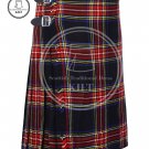 Scottish 8 Yard Traditional Black Stewart Kilt  Highlanders Acrylic Tartan Kilt