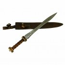 Hand Forged Damascus Steel Roman Gladius Sword. { Best Gift forever }