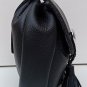 Scottish Black Real Leather Sporran Rob Roy Style Kilt Sporran with Chain Strap