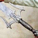 Custom Handmade Forged Damascus Viking Sword / Battle Ready / Antique Long Sword