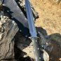 2 Pie CUSTOM HANDMADE D2 TOOL STEEL HUNTING COMBAT ROMAN MINI SWORD With Sheet