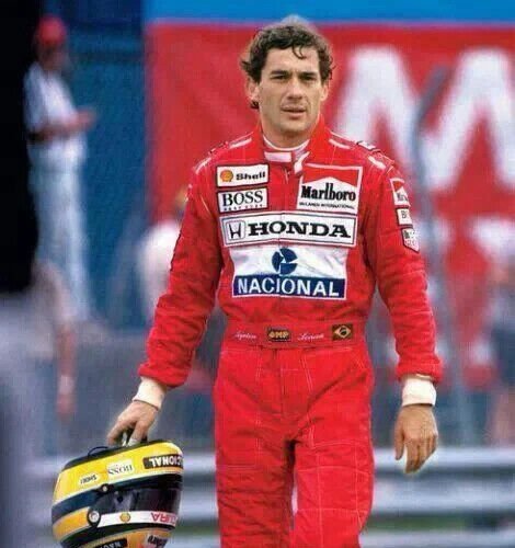 F1 Ayrton Senna Embroidery Patches 1992 model go kart karting race suit