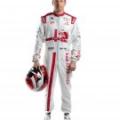 F1 Alfa Romeo Kimi Raikkonen 2021 model printed Go kart karting race suit