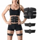 Electric Muscle Toner EMS Machine Wireless Toning Belt 6 Six Pack Abs Fat Burner