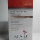 M.A.D skincare hyper sheer daily moisturizer with sunscreen  SPF 50