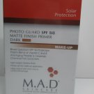 M.A.D skincare photo guard SPF 50 matte finish primer dark with sunscreen 30g/1f