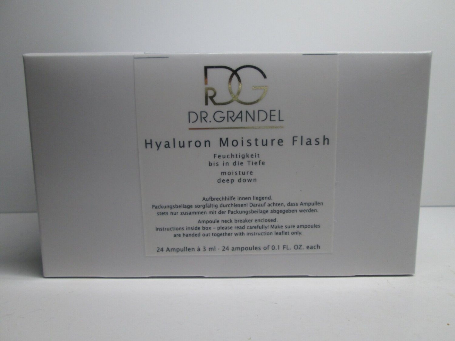 Dr Grandel Hyaluron Moisture Flash Ampoules X Ml New