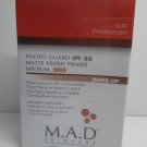 M.A.D skincare photo guard SPF 50 matte finish primer medium 30g/1 oz  NEW