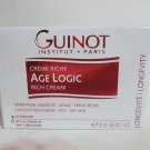 GUINOT creme age logic rich cream longevity rich  cream  face 50ml/1.6oz NEW