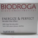 BIODROGA ENERGIZE & PERFECT wrinkle filler effect 24h care for dry skin 50g  NEW