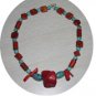 NATURAL TURQUOISE & CORAL NECKLACE TCN17056