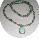 TURQUOISE & STERLING PENDENT NECKLACE TN128064